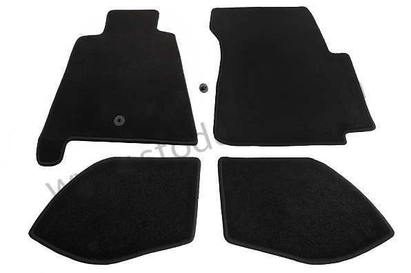 99A000103238 - FLOOR MAT for Porsche 928 87-91 &bull; 1987 &bull; 928 S4 &bull; Coupe &bull; Manual Gearbox, 5 Speed