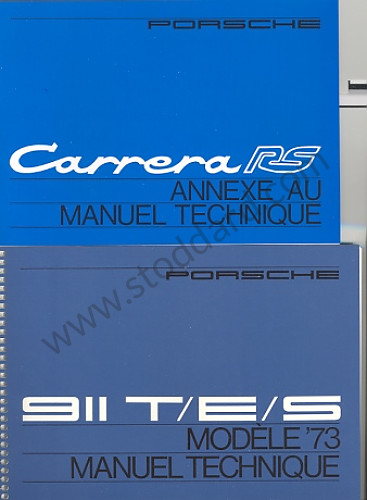 99A000106558 - USER AND TECHNICAL MANUAL FOR YOUR VEHICLE for Porsche 