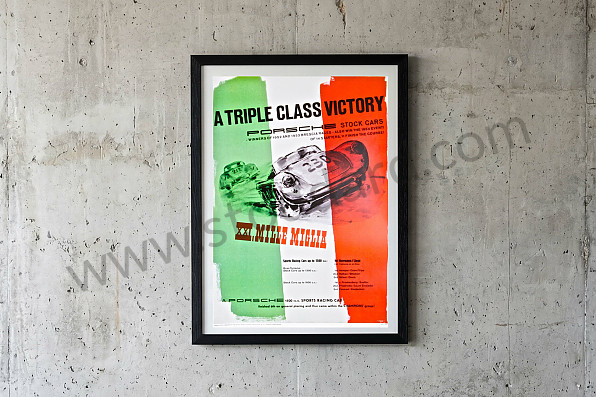 99A000106577 - MILLE MIGLIA 356 - 550 SPYDER POSTER for Porsche 