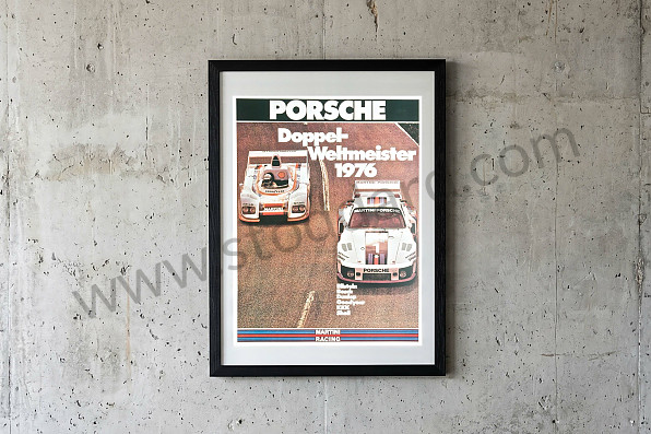99A000106578 - DOUBLE WORLD CHAMPION POSTER 1976 for Porsche 
