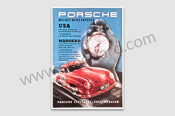 99A000106579 - POSTER 356 CHRONO for Porsche 