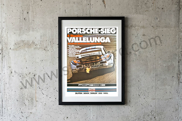99A000106583 - POSTER 6H VALLELUNGA - 935 for Porsche 