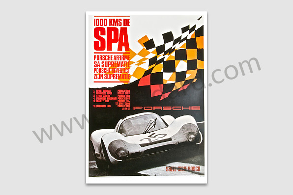 99A000106586 - POSTER 1000 KM SPA for Porsche 