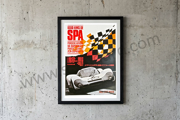 99A000106586 - POSTER 1000 KM SPA for Porsche 
