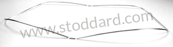 99A000106591 - COMPLETE CHROME PLATED WINDSCREEN MOULDING KIT for Porsche 911 65-69 &bull; 1969 &bull; 2.0T &bull; Coupe &bull; Manual Gearbox, 5 Speed