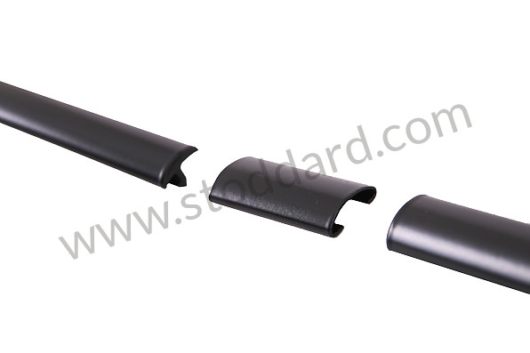 99A000106593 - COMPLETE BLACK WINDSCREEN MOULDING KIT for Porsche 911 70-73 &bull; 1970 &bull; 2.2T &bull; Coupe &bull; Manual Gearbox, 4 Speed