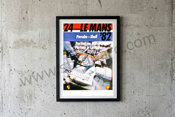 99A000106597 - 24 HOURS OF LE MANS 1982 POSTER for Porsche 