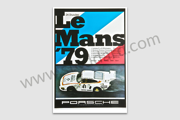 99A000106599 - 24 HOURS OF LE MANS 1979 POSTER for Porsche 