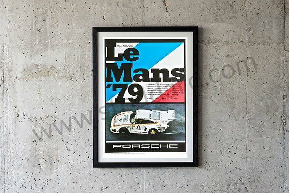 99A000106599 - 24 HOURS OF LE MANS 1979 POSTER for Porsche 