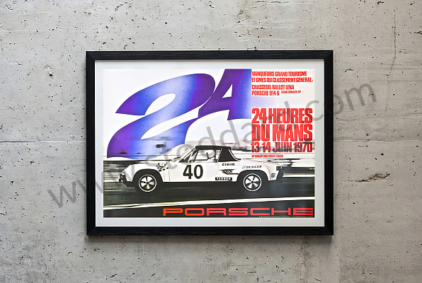 99A000106600 - 24 HOURS OF LE MANS 1970 POSTER for Porsche 