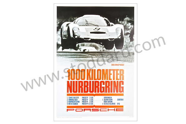 99A000106602 - 1000 KM N&Uuml;RBURGING POSTER for Porsche 