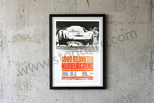99A000106602 - POSTER 1000 KM N&Ouml;BURGING for Porsche 