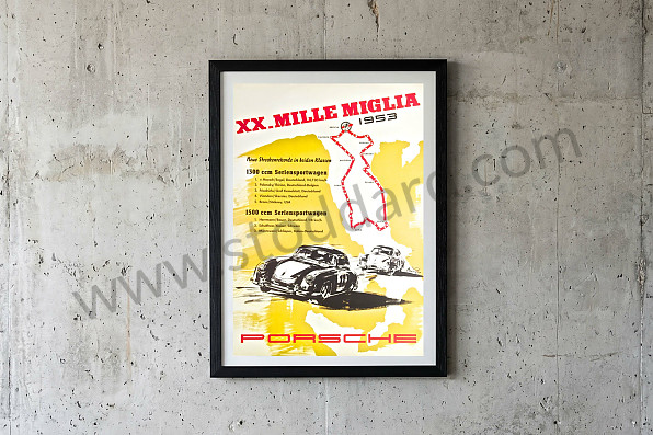 99A000106604 - POSTER MILLE MIGLIA 356 for Porsche 