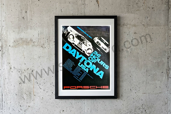 99A000106605 - 1971 DAYTONA 24 HOURS POSTER for Porsche 