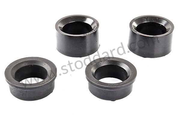 99A000106638 - SET OF 4 RESILIENT MOUNTS FOR REAR STRUT, 911 65-68, POLYGRAPHITE ROAD VERSION for Porsche 912 &bull; 1966 &bull; 912 1.6 &bull; Coupe &bull; Manual Gearbox, 4 Speed