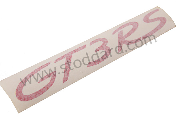 99A000106718 - RED 996 GT3RS 2004 SELF-ADHESIVE KIT for Porsche 