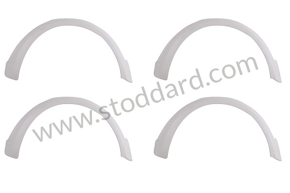 99A000106757 - WING EXTENSION 934 POLY 4 ITEMS for Porsche 911 70-73 &bull; 1972 &bull; 2.4T-E &bull; Coupe &bull; Manual Gearbox, 4 Speed