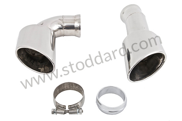 99A000111656 - 993 LOOK DOUBLE SILENCER TAILPIPES for Porsche 964 &bull; 1992 &bull; 964 Rs &bull; Coupe &bull; Manual Gearbox, 5 Speed