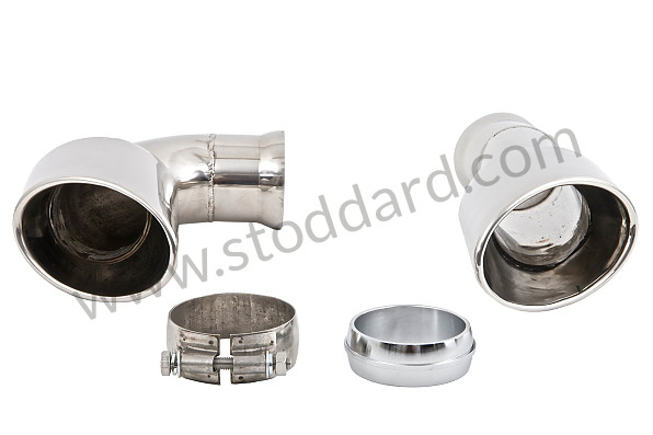 99A000111656 - 993 LOOK DOUBLE SILENCER TAILPIPES for Porsche 964 &bull; 1992 &bull; 964 Rs &bull; Coupe &bull; Manual Gearbox, 5 Speed