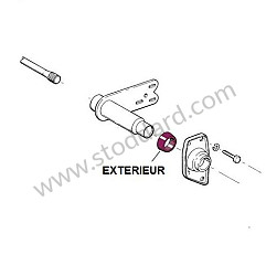 POLYGRAPHITE SPORTS SILENT BLOCK FOR REAR TIE BAR AT OUTER END ONE (99A000111816)