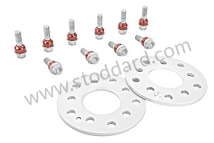 SINGLE TRACK WIDENERS HELD IN PLACE WITH WHEEL NUTS  (FOR 2 WHEELS) NO ANTI-THEFT 7 MM (99A000111862)