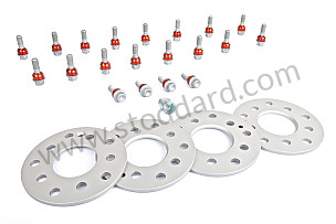SINGLE TRACK WIDENERS HELD IN PLACE WITH WHEEL NUTS  (FOR 4 WHEELS) ANTI-THEFT 7 MM (99A000111863)