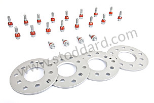 SINGLE TRACK WIDENERS HELD IN PLACE WITH WHEEL NUTS  (FOR 4 WHEELS) NOT ANTI-THEFT 7 MM (99A000111865)