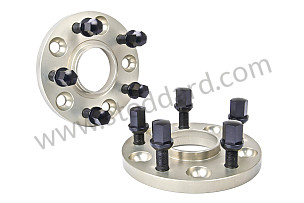PAIR OF DOUBLE TRACK WIDENERS HELD IN PLACE WITH STUDS AND NUTS 18 MM (99A000111867)