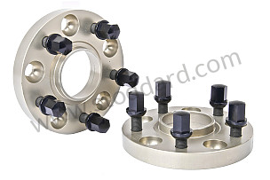 PAIR OF DOUBLE TRACK WIDENERS HELD IN PLACE WITH STUDS AND NUTS 21 MM (99A000111868)