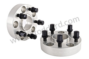 PAIR OF DOUBLE TRACK WIDENERS HELD IN PLACE WITH STUDS AND NUTS 35 MM (99A000111872)