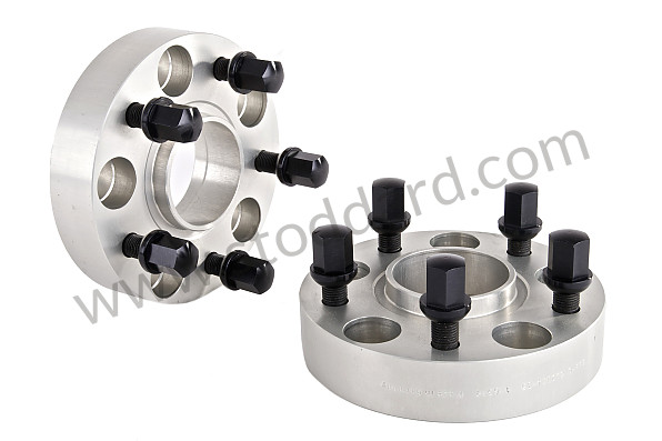 99A000111872 - PAIR OF DOUBLE TRACK WIDENERS HELD IN PLACE WITH STUDS AND NUTS for Porsche 996 Gt3 / Gt3-1 &bull; 2000 &bull; 996 Gt3 &bull; Coupe &bull; Manual Gearbox, 6 Speed