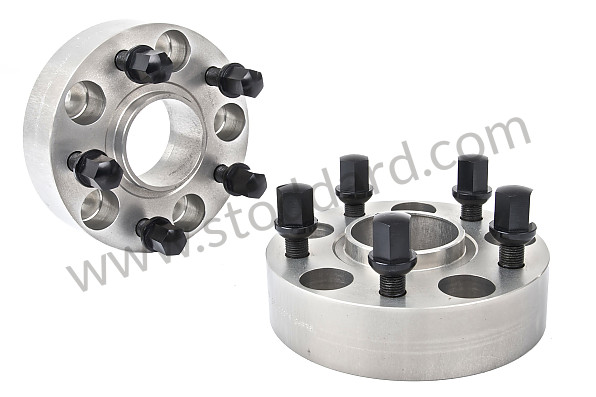 99A000111874 - PAIR OF DOUBLE TRACK WIDENERS HELD IN PLACE WITH STUDS AND NUTS for Porsche 996 Gt3 / Gt3-1 &bull; 2000 &bull; 996 Gt3 &bull; Coupe &bull; Manual Gearbox, 6 Speed