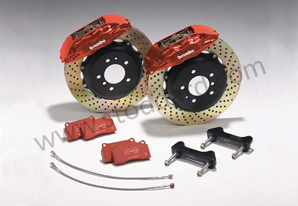 99A000112060 - BREMBO GT 355 MM LARGE REAR BRAKE KIT (REQUIRES 18" RIMS) for Porsche 996 &bull; 1998 &bull; 996 Carrera 2 &bull; Cabrio &bull; Automatic Gearbox