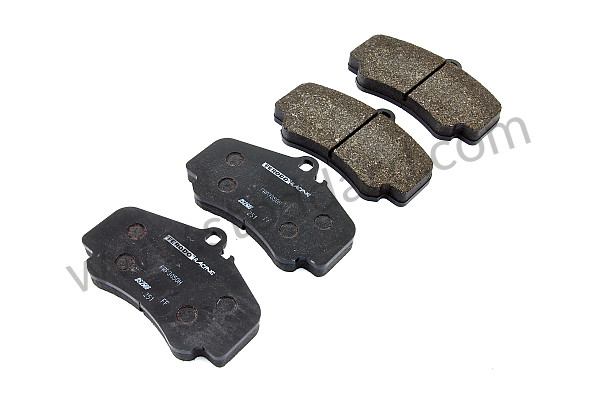 99A000112071 - FERODO 2500 SPORTS FRONT BRAKE PADS for Porsche 