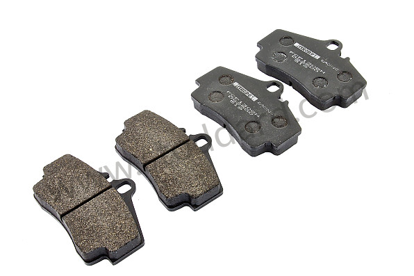 99A000112074 - FERODO 2500 SPORTS REAR BRAKE PADS for Porsche 