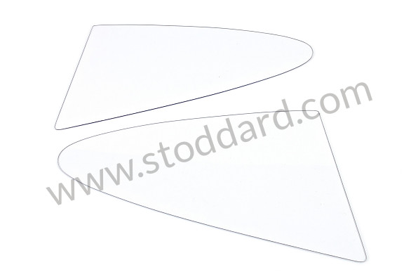 99A000112101 - SMOOTH PLEXIGLAS REAR QUARTER LIGHT for Porsche 
