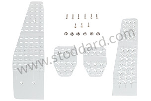 ALUMINIUM PEDAL KIT Left-hand drive (99A000112211)