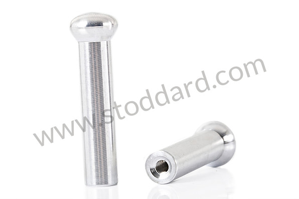 99A000112250 - PAIR OF ALUMINIUM DOOR LATCH BUTTONS for Porsche 911 74-77 + 912E &bull; 1975 &bull; 2.7S &bull; Coupe &bull; Automatic Gearbox