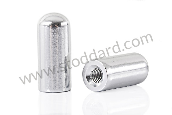 99A000112251 - PAIR OF ALUMINIUM DOOR LATCH BUTTONS for Porsche 928 78-82 &bull; 1978 &bull; 928 4.5 &bull; Coupe &bull; Manual Gearbox, 5 Speed