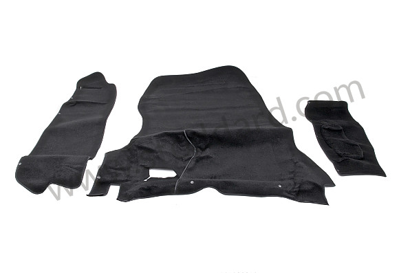 99A000112271 - FRONT BOOT CARPET for Porsche 911 87-89 &bull; 1987 &bull; 3.2 G50 &bull; Cabrio &bull; Manual Gearbox, 5 Speed