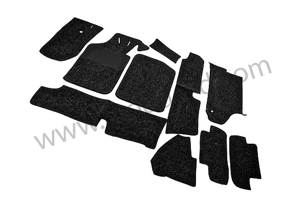99A000112276 - INTERIOR CARPET, 914 73-76, BLACK  for Porsche 914 &bull; 1973 &bull; 914/4 1.7 &bull; Manual Gearbox, 5 Speed