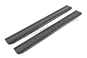 PAIR OF CARBON FIBRE DOOR SILLS PAIR / CARBON (99A000116113)