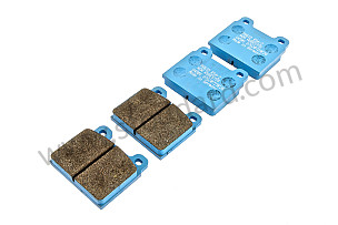 PAGID BLUE FRONT BRAKE PAD SET OF 4 (99A000116120)