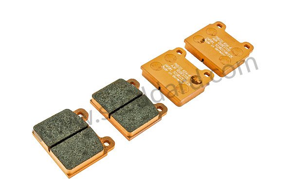 99A000116135 - PAGID ORANGE FRONT BRAKE PAD for Porsche 911 74-77 + 912E &bull; 1975 &bull; 2.7S &bull; Coupe &bull; Automatic Gearbox