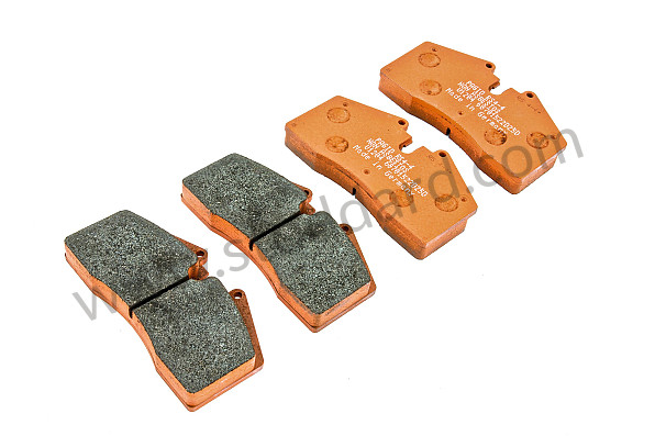 99A000116138 - PAGID ORANGE FRONT BRAKE PAD for Porsche 968 &bull; 1993 &bull; 968 Cs &bull; Coupe &bull; Manual Gearbox, 6 Speed