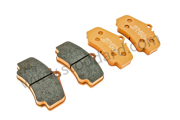 99A000116142 - PAGID ORANGE FRONT BRAKE PAD for Porsche 996 Gt3 / Gt3-1 &bull; 2000 &bull; 996 Gt3 &bull; Coupe &bull; Manual Gearbox, 6 Speed