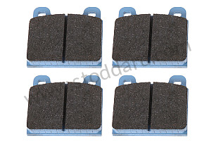 FRONT PADS PAGID BLACK / REPLACED BY EQUIVALENT BLUE SET OF 4 (99A000116145)
