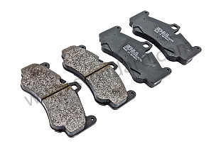 PAGID BLACK FRONT PADS FRONT (99A000116153)