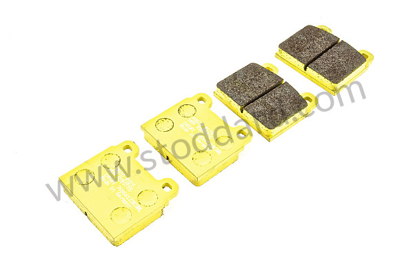 99A000116154 - PAGID YELLOW FRONT BRAKE PAD for Porsche 