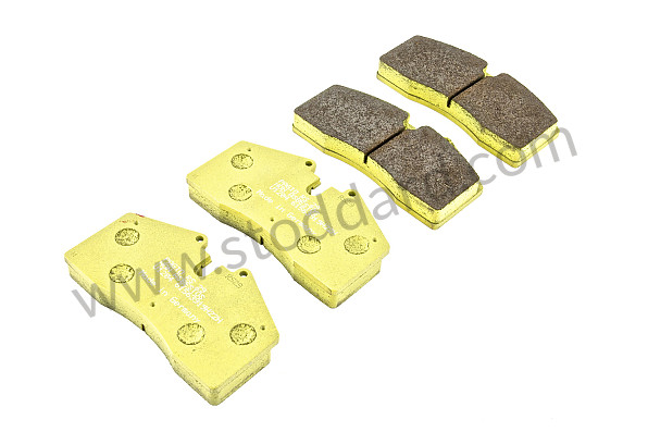 99A000116157 - PAGID YELLOW FRONT BRAKE PAD for Porsche 
